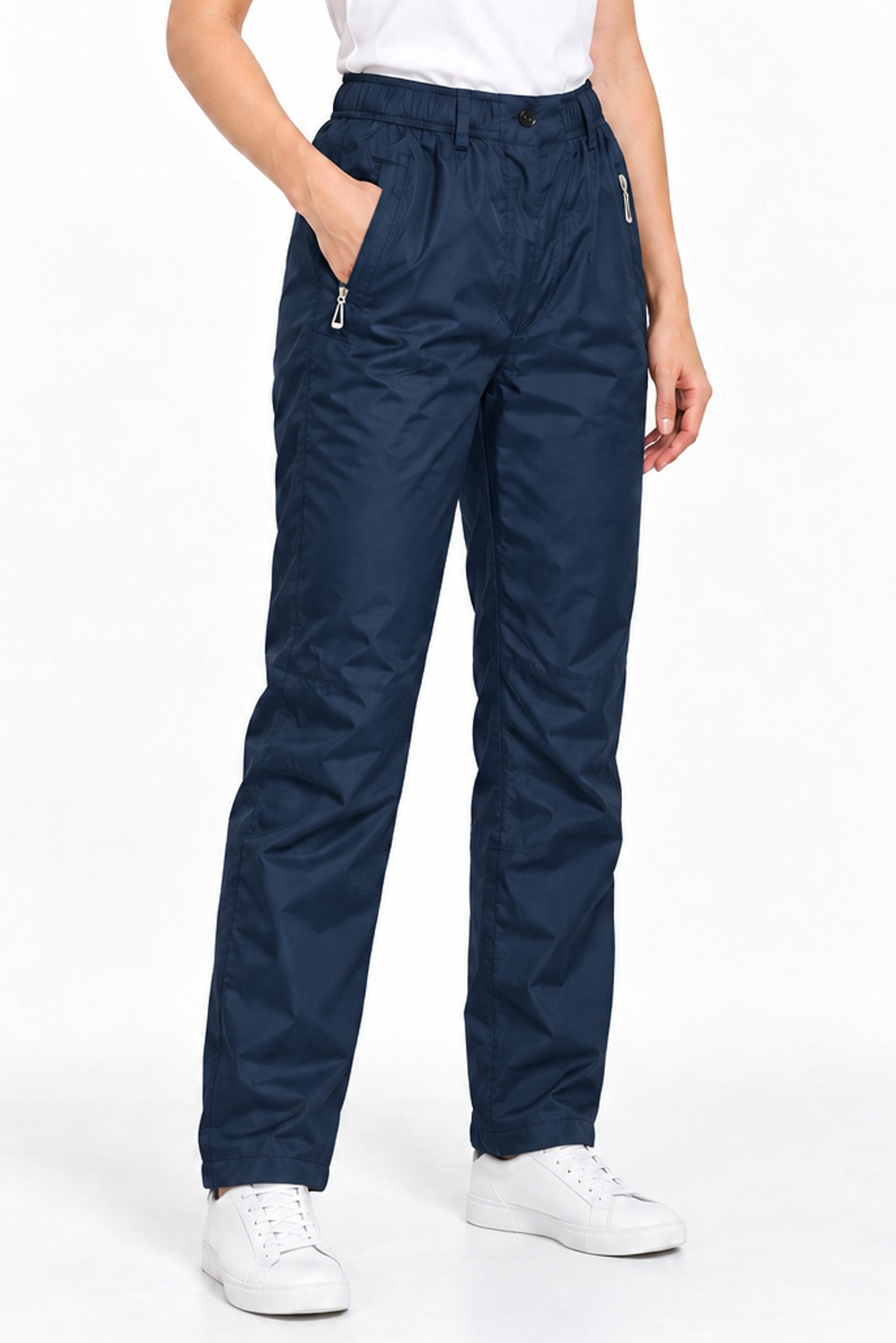 Kendindza Collection Thermohose Damen Winterhose gefüttert und wasserabweisend Winter Thermo Hose Outdoorhose Damen Wasserdicht, Thermo Winterhose Gummibund