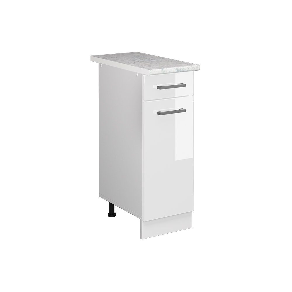 Vicco Unterschrank R-Line, Weiß Hochglanz/Weiß, 30 günstig online kaufen