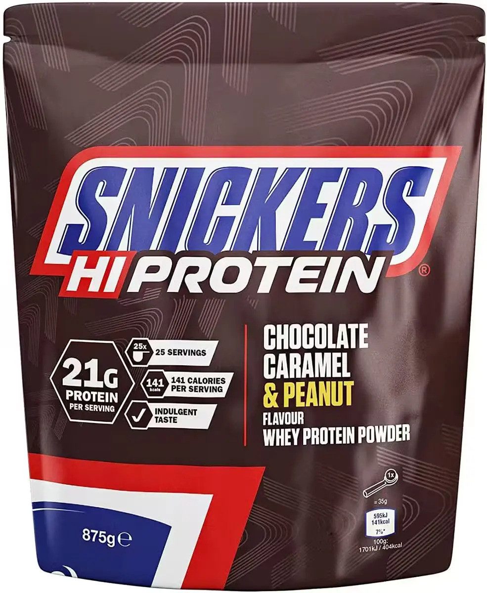 MARS inc. Snickers Protein Powder - Chocolate Caramel Peanut - 455g Pulver, 455 g, Pulver
