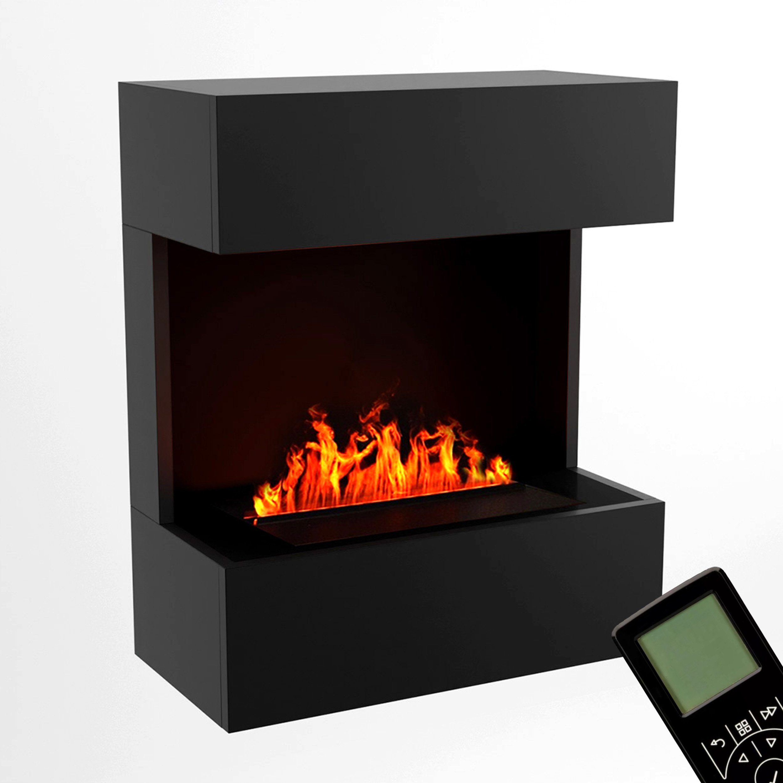 Kaminlicht Elektrokamin Freytag Wasserdampf Kamin, Elektrischer Kamin, Wasserdampfkamin mit 3D Feuer und Knisterfunktion