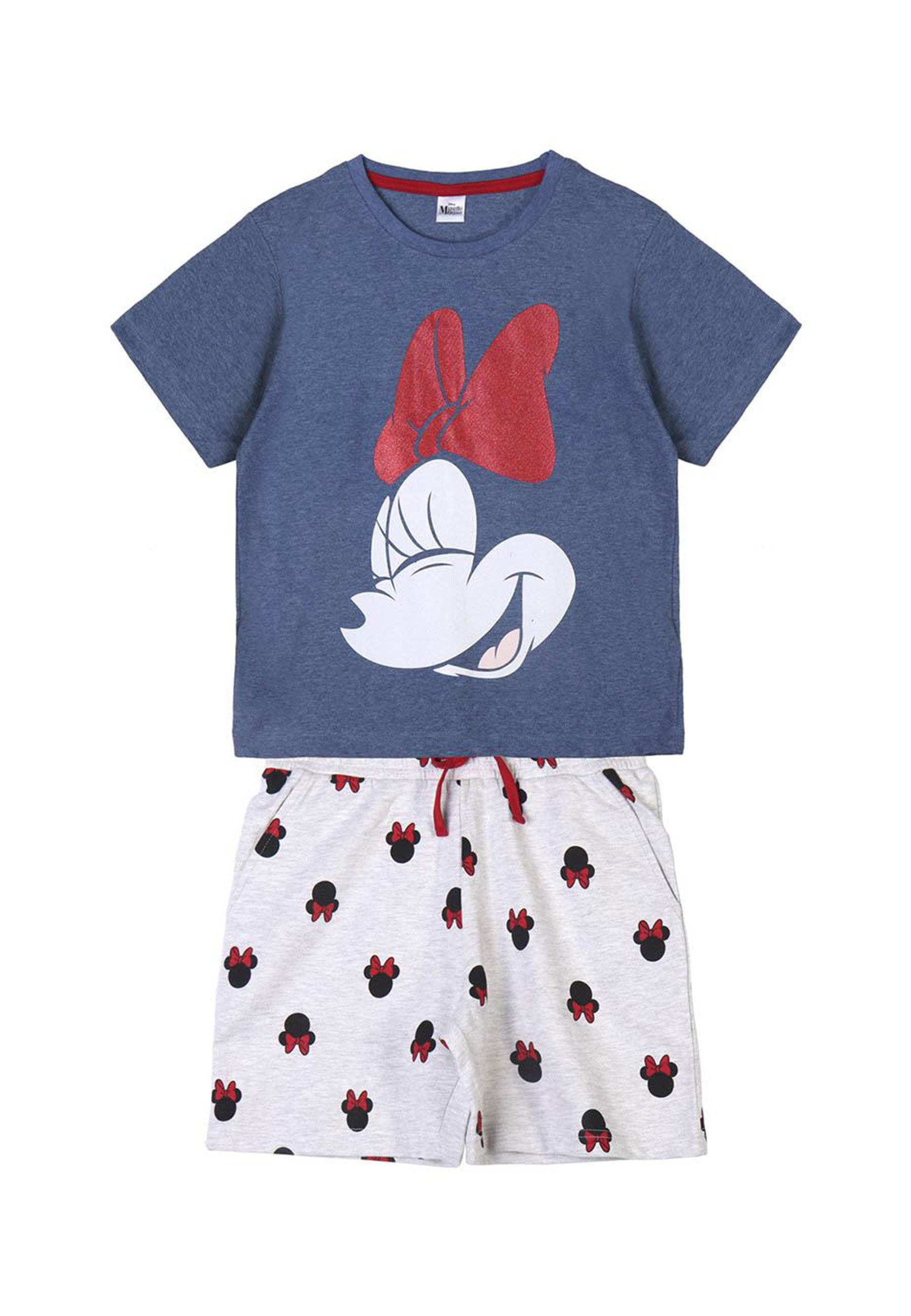 Disney Minnie Mouse Shorty Kinder Mädchen Pyjama Schlaf-set (2 tlg)