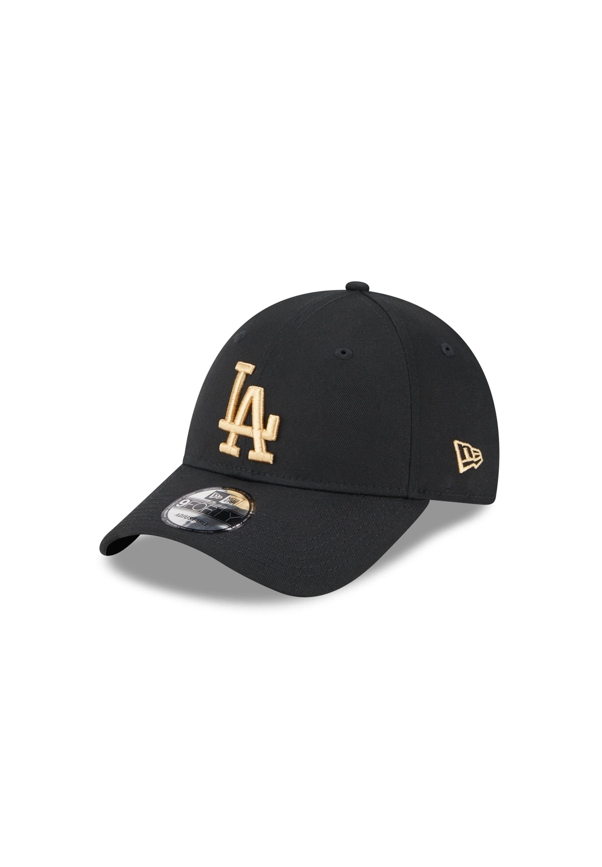 Baseball Cap Los Angeles Dodgers MLB League Essential Black Beige 9Forty Adjustable