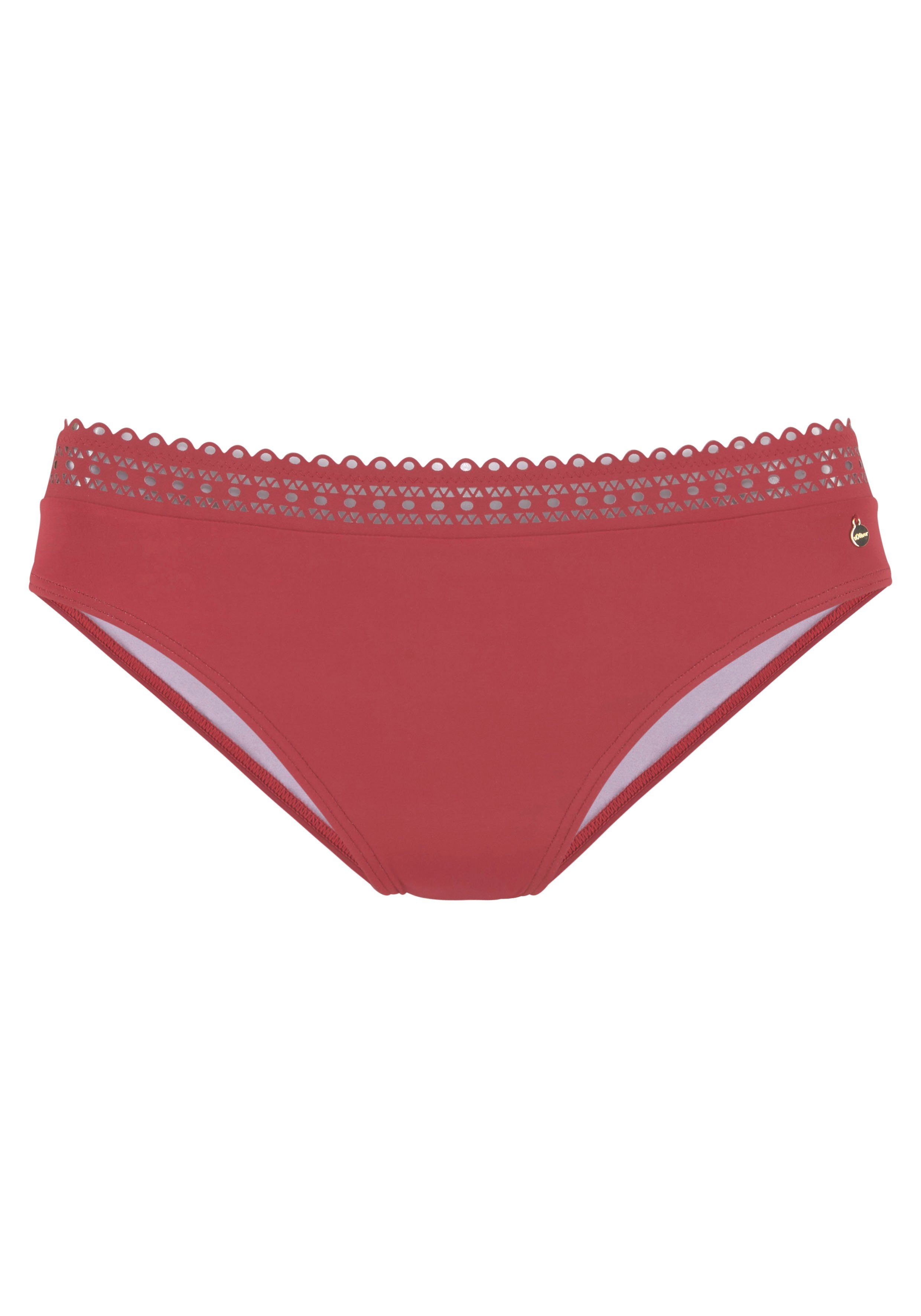 s.Oliver Bikini-Hose Aiko mit Häkeloptik günstig online kaufen