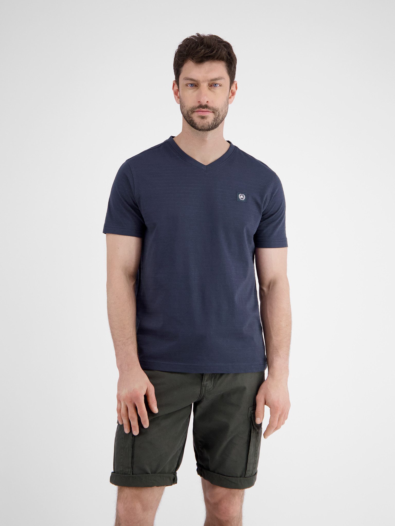 LERROS T-Shirt mit Logo Stickerei günstig online kaufen