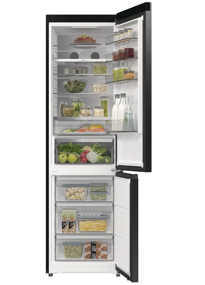 Hisense Kühl-/Gefrierkombination RB5P410SAFA, 203 cm hoch, 59,5 cm breit, BigVolumen Modell mit insgesamt 413 Liter