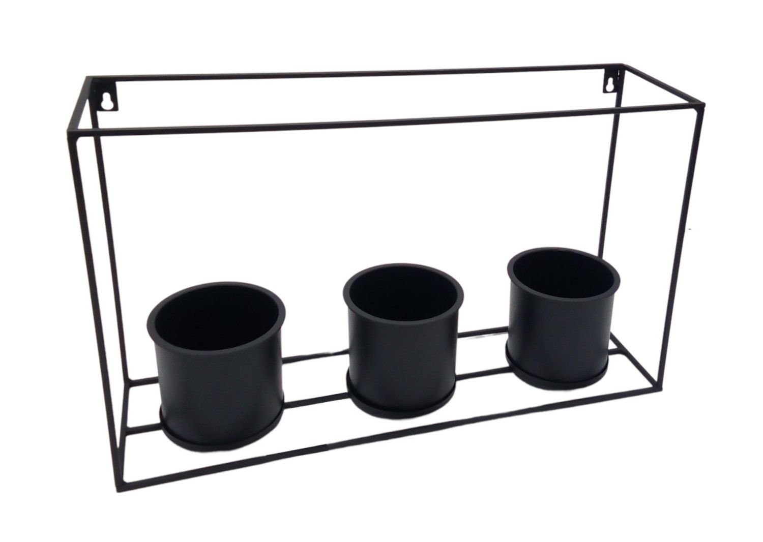 BURI Blumenständer Metall Blumenregal schwarz Wandregal günstig online kaufen