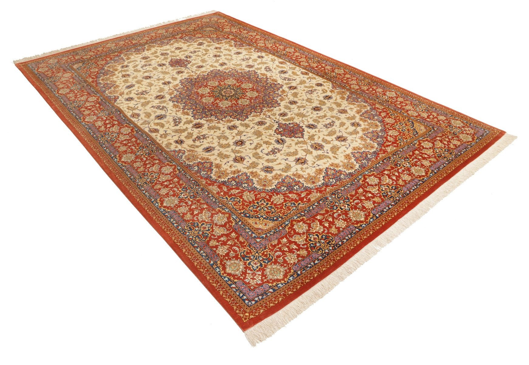 Carpet Avenue Teppich Ghom Seide 292x200, Rechteck, Höhe: 6 mm
