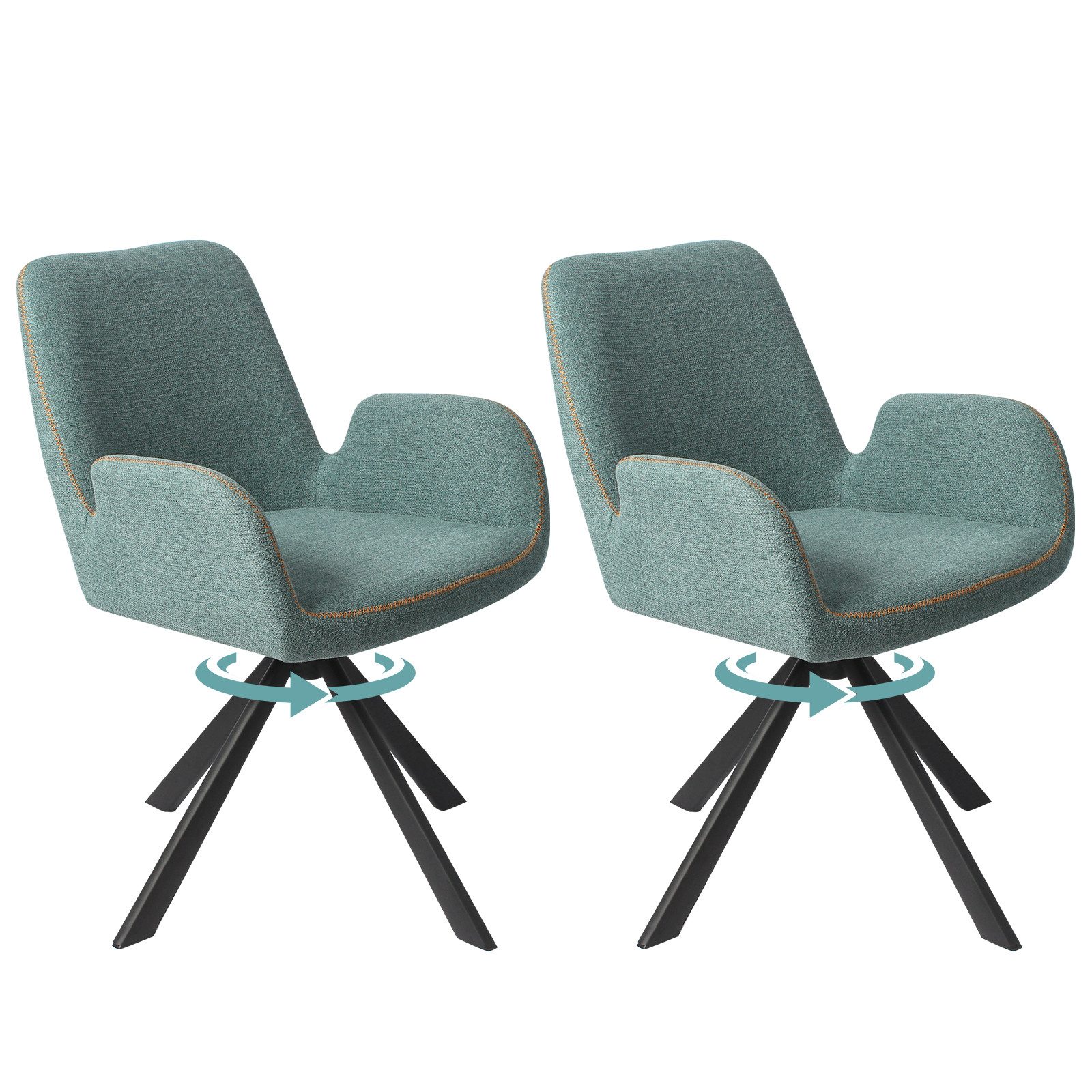 HOMAVO Esszimmerstuhl YZ7 Set 2 Stück günstig online kaufen