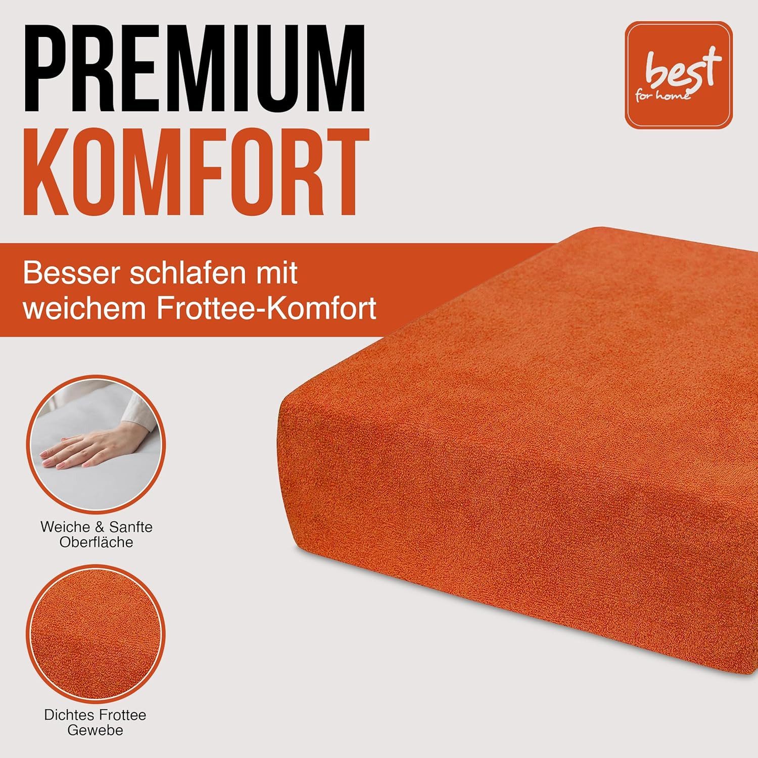 Best for You Spannbettlaken Frottee-Spannbettlaken aus Baumwollmix – Komfor günstig online kaufen