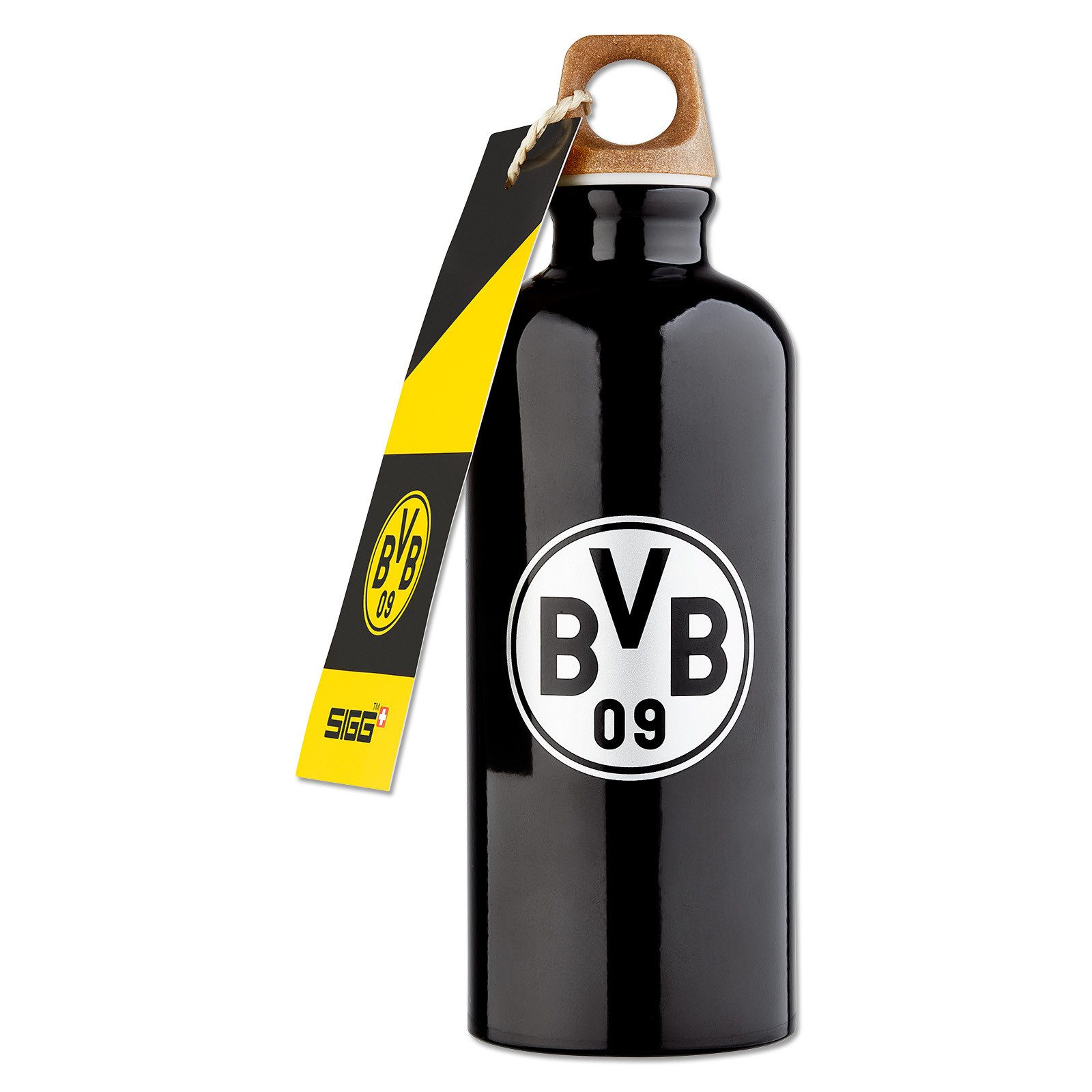 BVB Trinkflasche BVB SIGG Trinkflasche schwarz 0,6l
