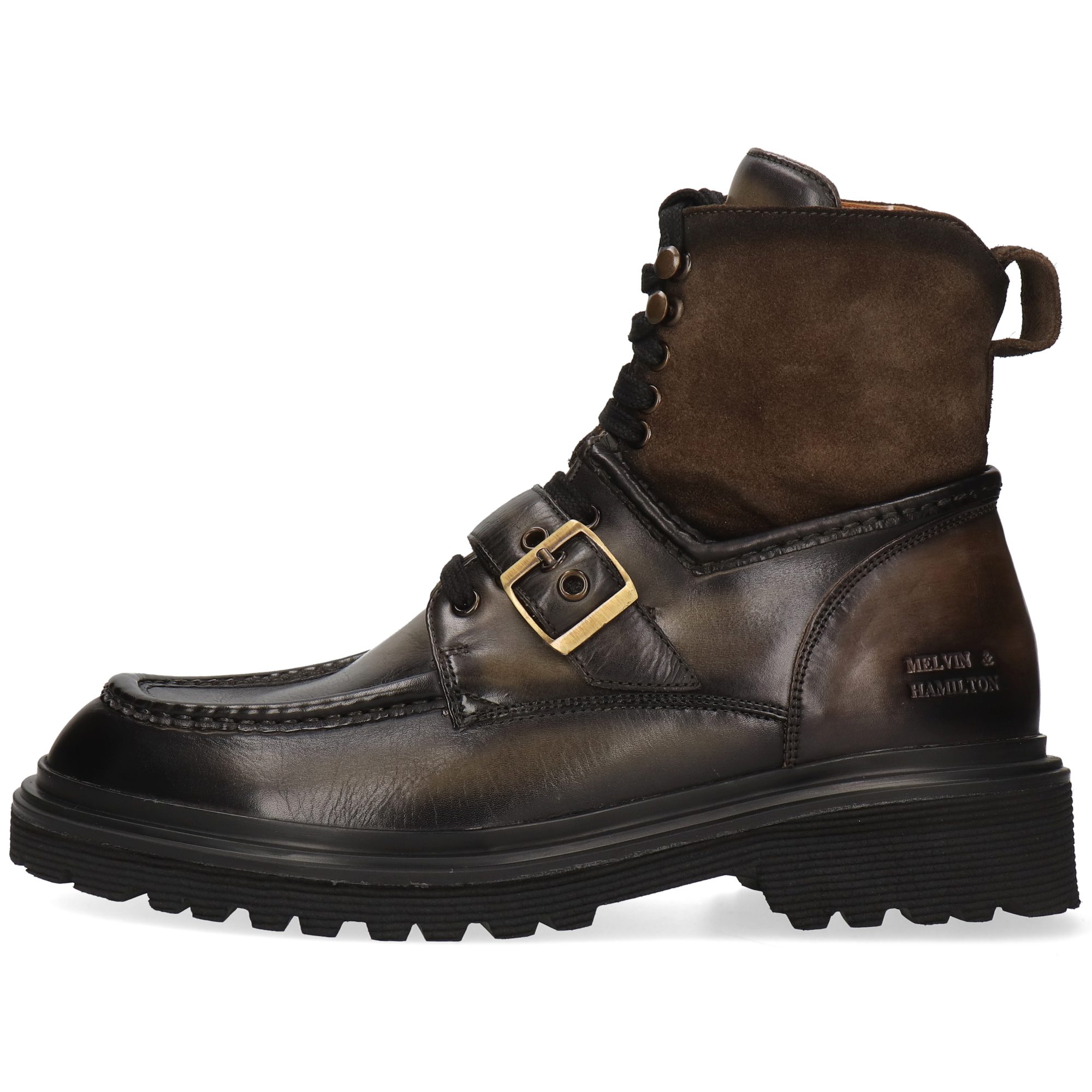 Melvin & Hamilton Matteo 2 Leder-Stiefeletten für Herren Stiefelette Flache Absätze, Echtes Leder, Vegetabile Gerbung