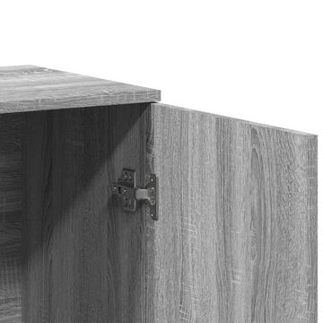 vidaXL Sideboard Sideboards 3 Stk. Grau Sonoma Holzwerkstoff (1 St)