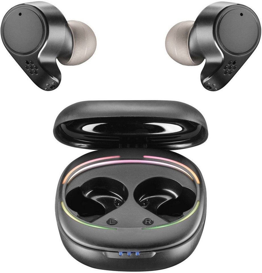 Cellularline DEFY Gaming-Headset (Freisprechfunktion, True Wireless, integrierte  Steuerung für Anrufe und Musik, Bluetooth)