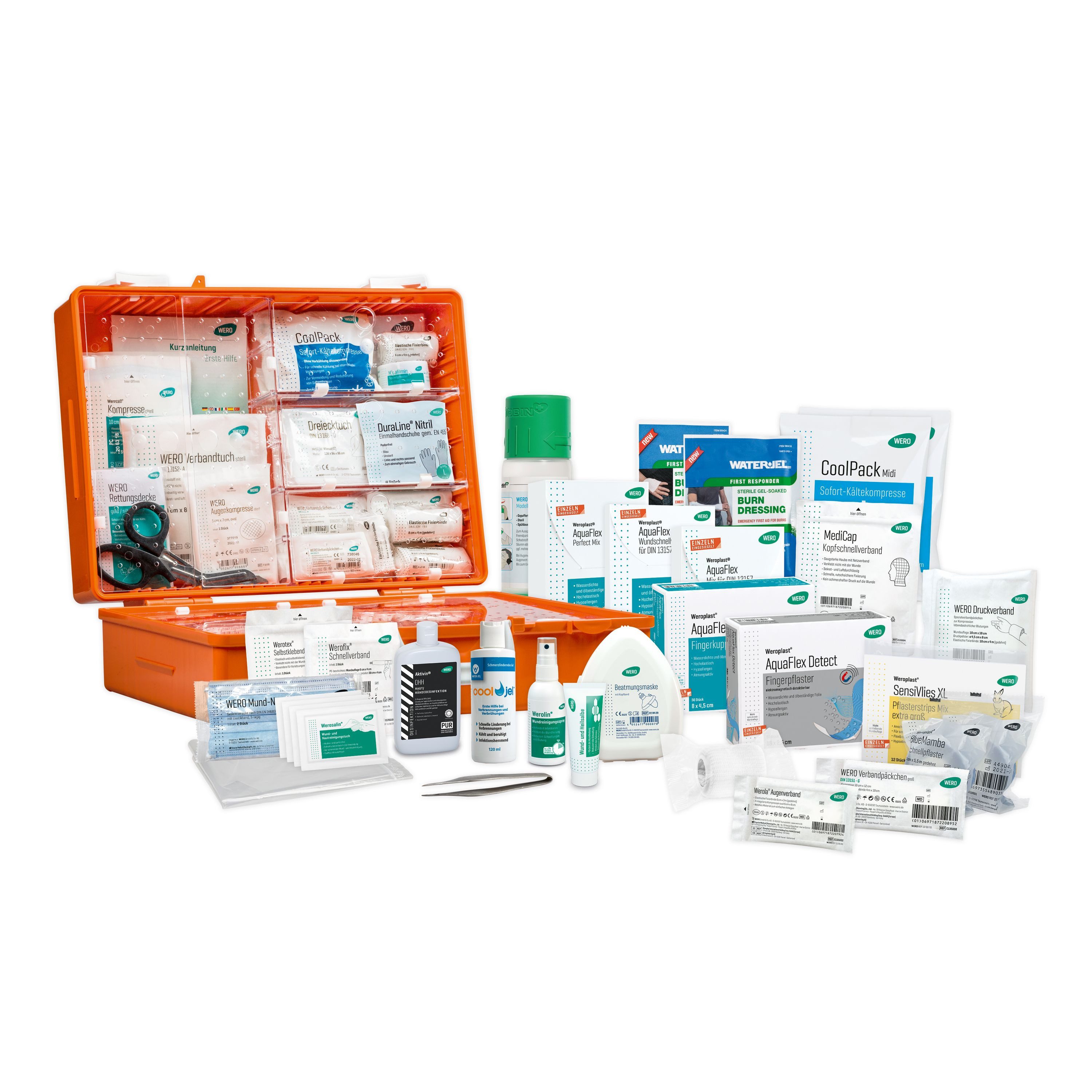 Erste-Hilfe-Koffer Werotop® 450 Erste Hilfe Koffer Gastronomie / Hotel DIN 13157