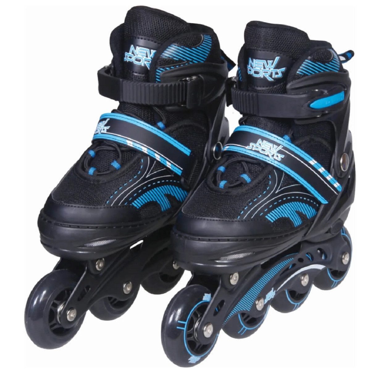 Inlineskates New Sports Inlineskates 73421969 Inliner Blau ABEC 7, Größe 39 - 42