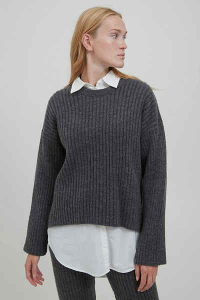 b.young Strickpullover BYNASIKA JUMPER - 20810776 Strickpullover mit gestreiftem Strukturmuster