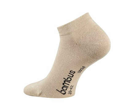 FussFreunde Sneakersocken 6 Paar Bambus Sneakersocken mit ANTI-LOCH-GARANTIE, kurze Socken