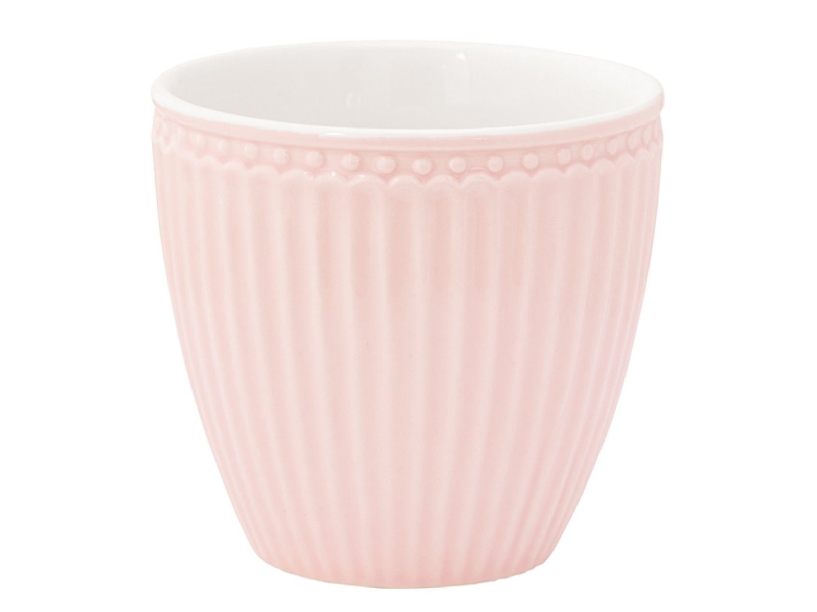 Greengate Becher Alice Latte Cup pale pink 0,25 l, Steingut