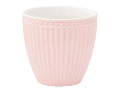 Greengate Becher Alice Latte Cup pale pink 0,25 l, Porzellan