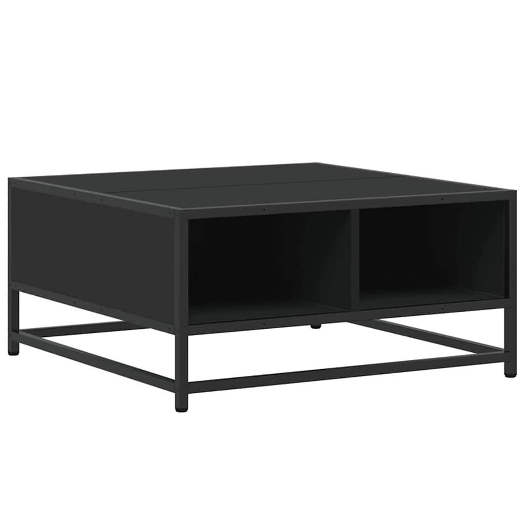 vidaXL Couchtisch Couchtisch Schwarz 60,5x60,5x30 cm günstig online kaufen