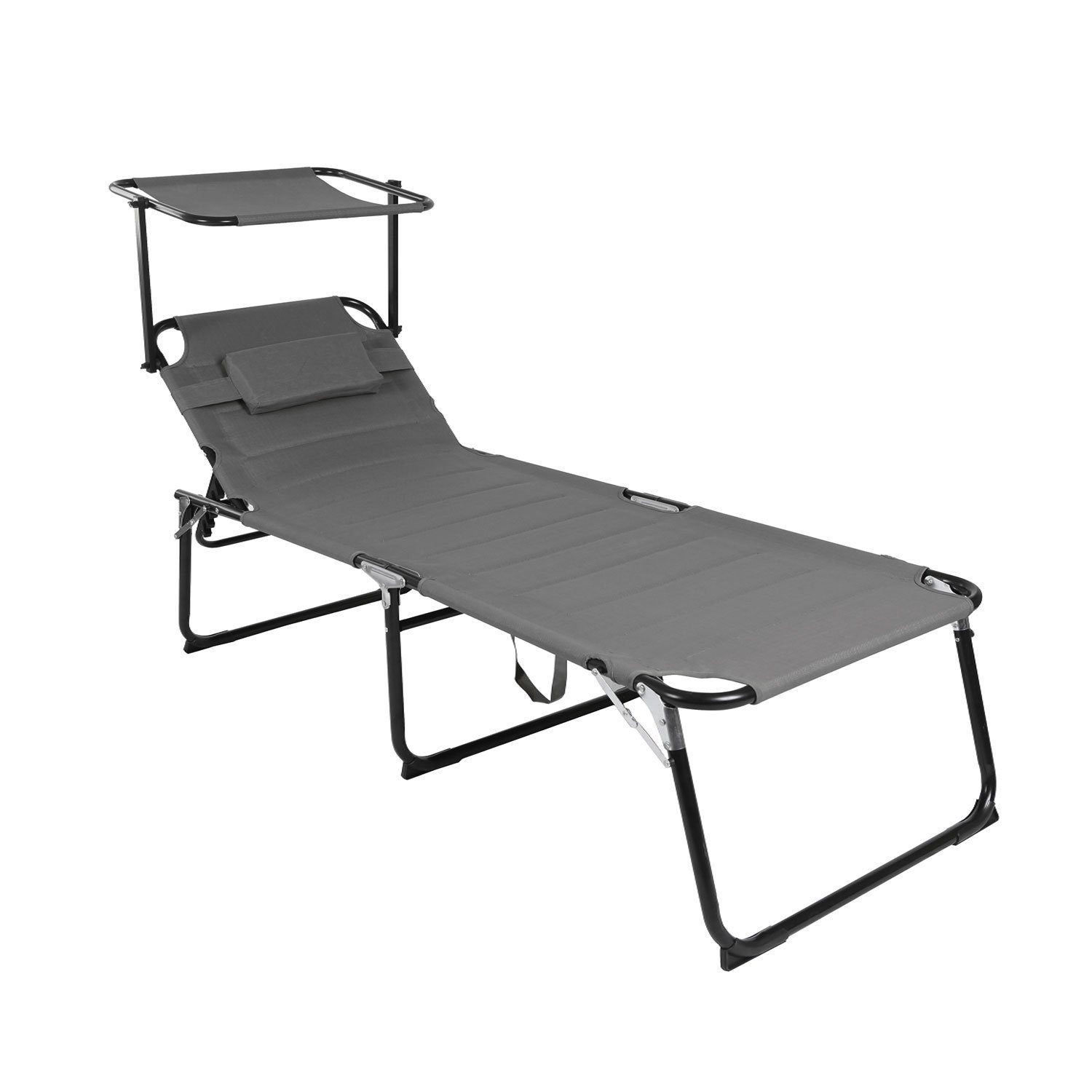 Mojawo Doppelliege XXL Aluminium verstellbare Gartenliege günstig online kaufen