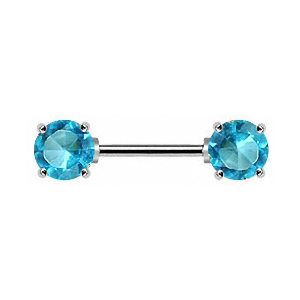 Taffstyle Intimpiercing piercing Kristall Barbell Tribal Brustpiercing Doppel Brust Intimpiercing Kugel, Brustwarzen Barbell Tribal Aqua Intim Schmuck