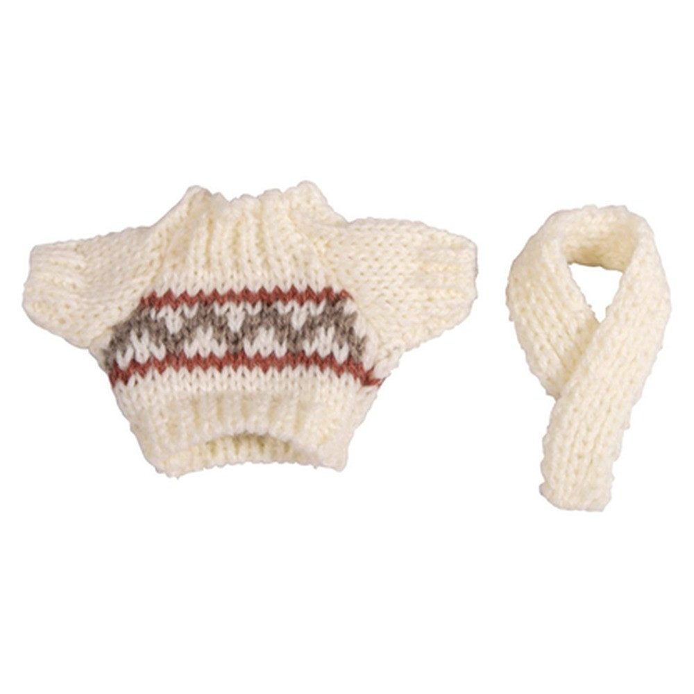 Rayher Streudeko Mini Strickpullover Lasse + Schal