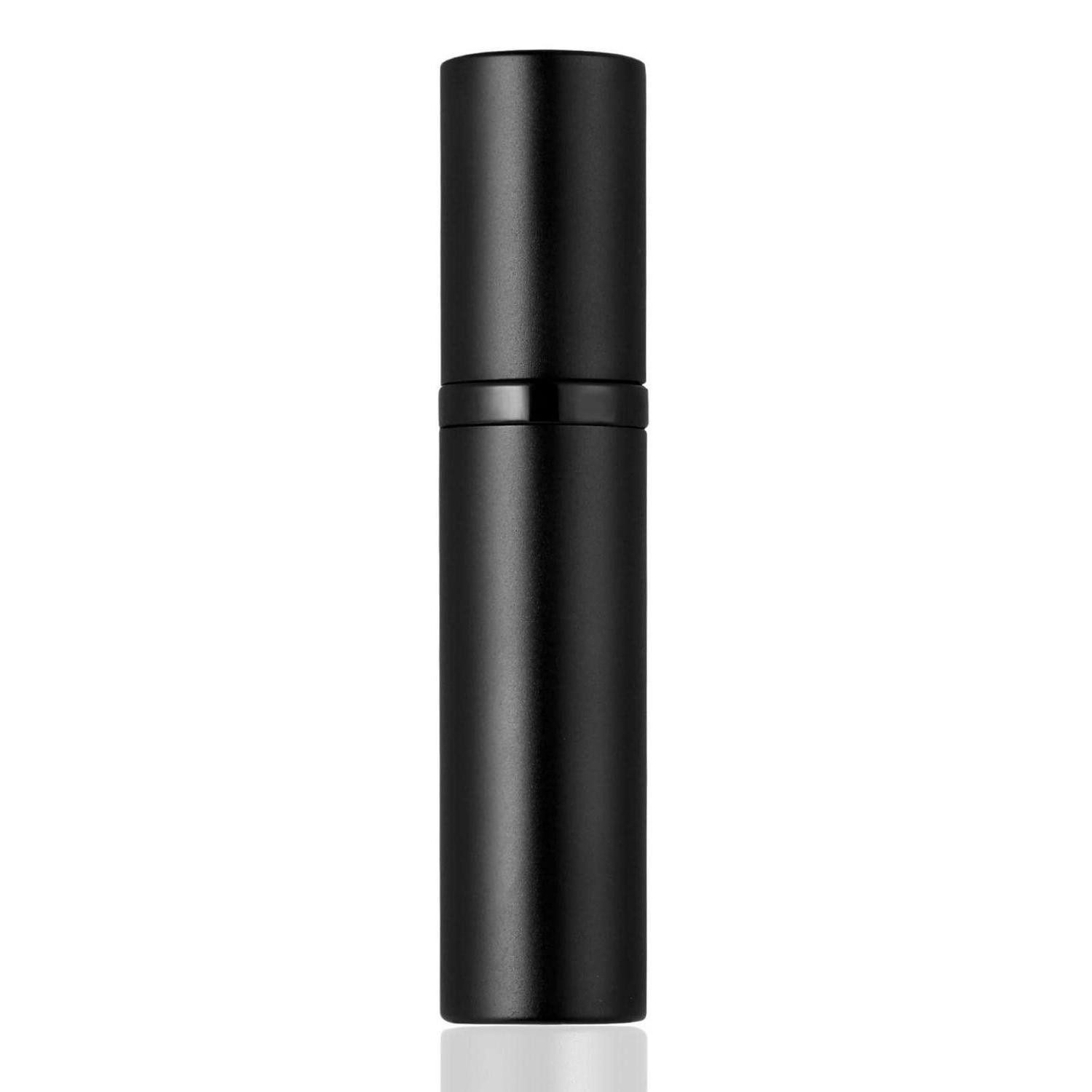 LuxusKollektion Parfümzerstäuber Mini Parfümzerstäuber 5ml Nachfüllbar Schwarz