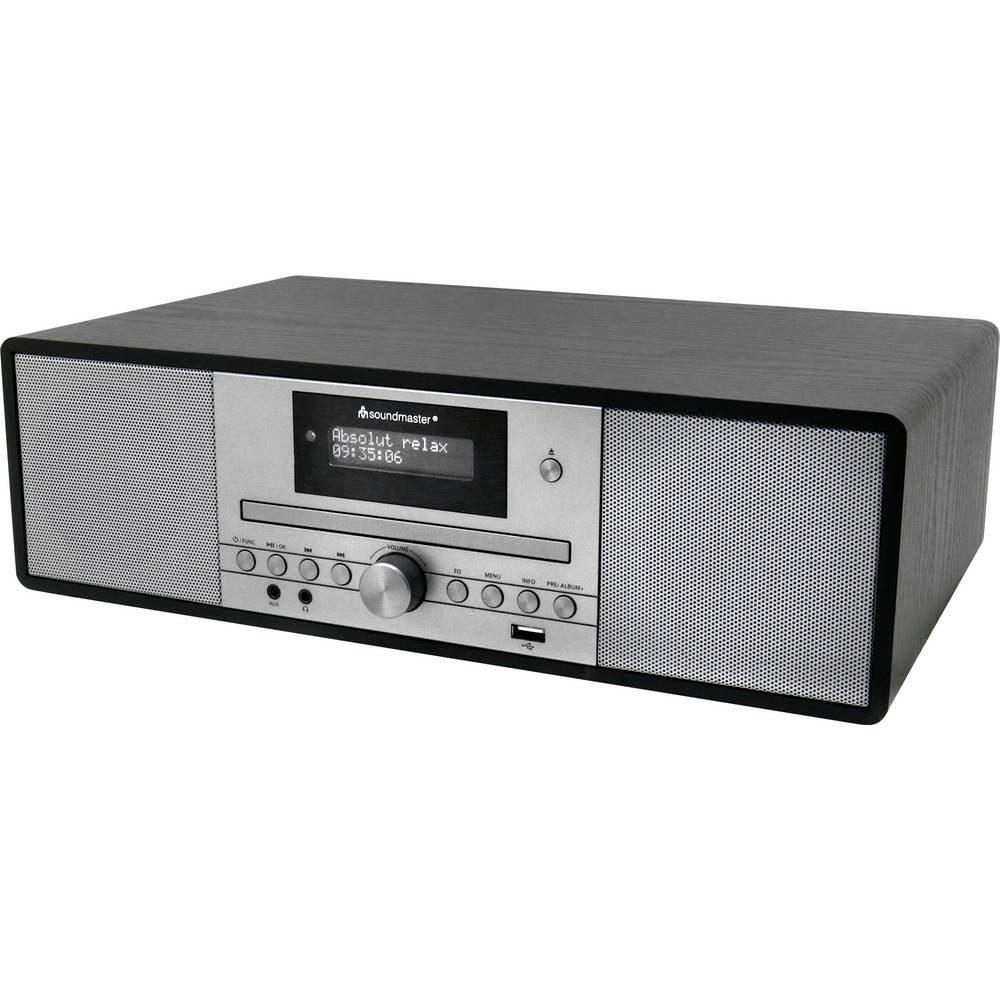 Soundmaster DAB980SW sw Musikcenter DAB+/UKW-RDS,CD,USB,Bluetooth,Hörbuchf.