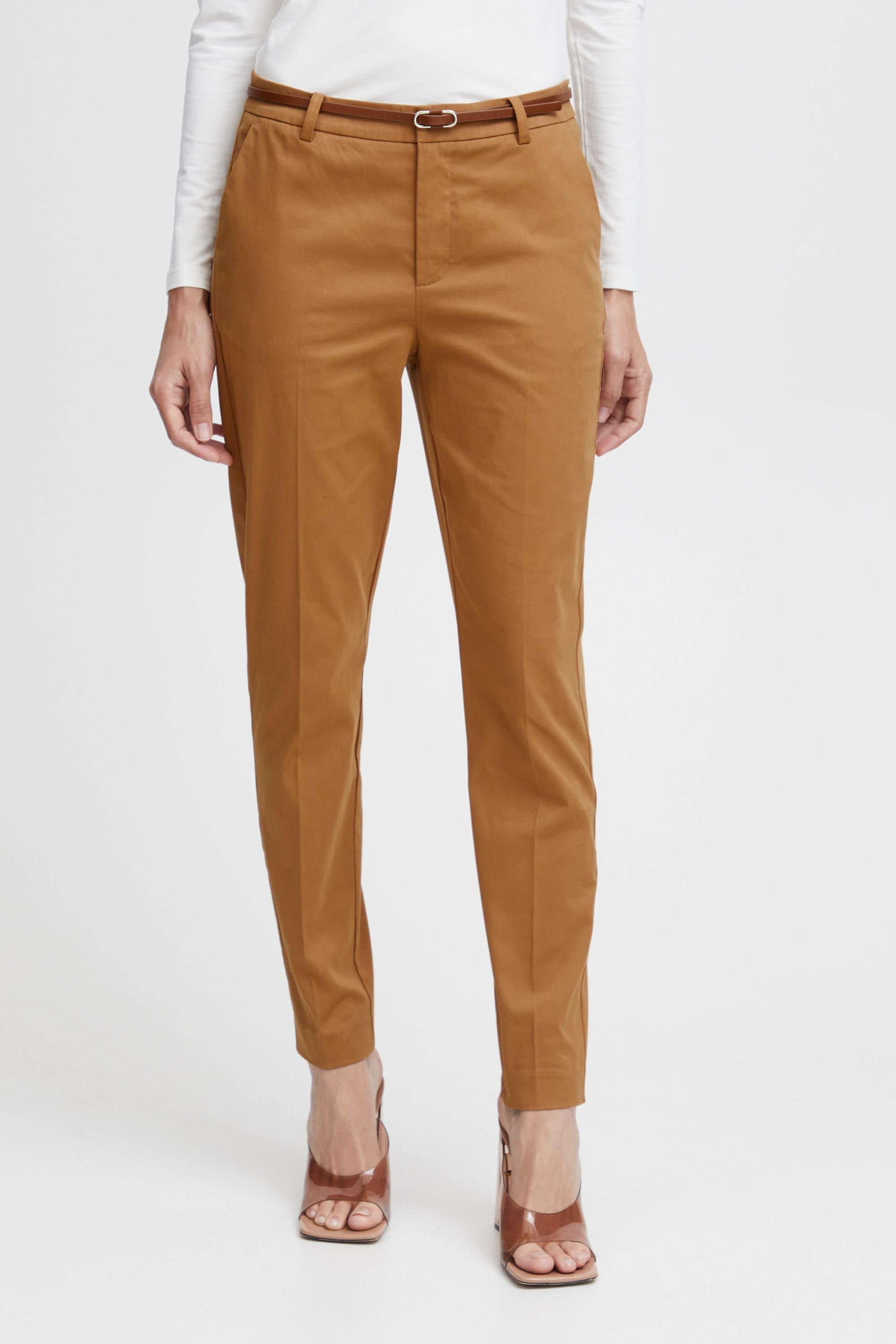 b.young Chinohose BYDays cigaret pants 2 - 20803473 Lange Hose im coolen Chinostyle Toasted Coconut (181029)
