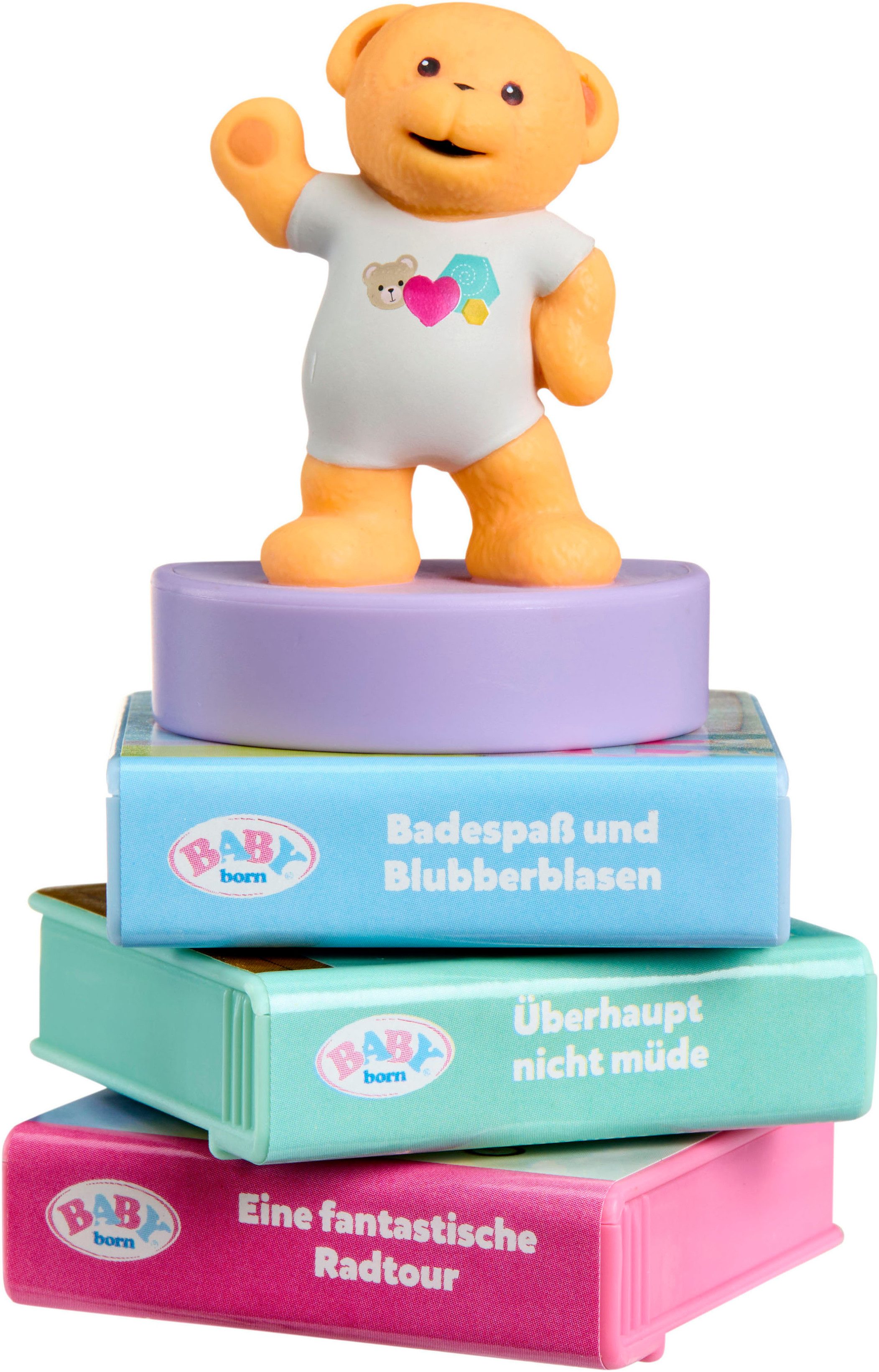 Little Tikes® Hörspielkassette Story Dream Machine, Baby Born Fun Times Collection, (Set, 4-St), passend für Story Dream Machine