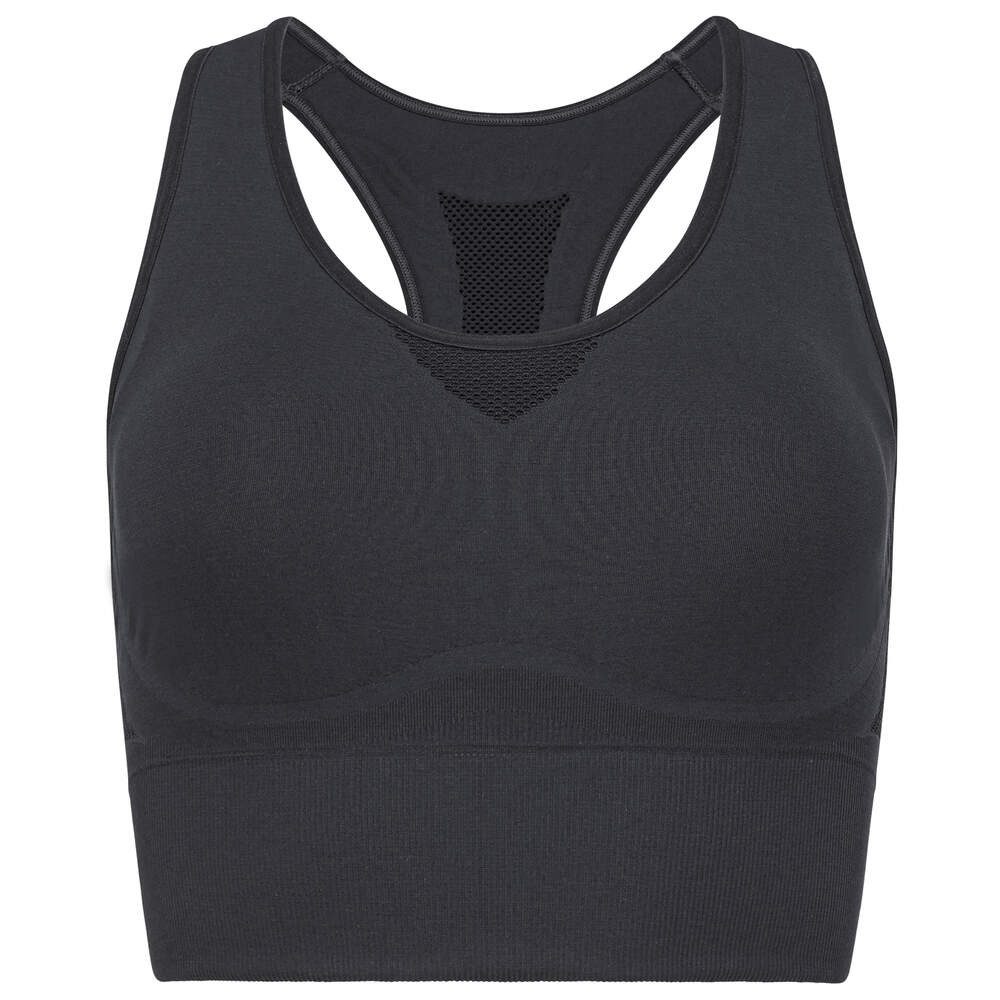 Head Sport-BH Sport-Bra Flex Seamless (nahtlos, atmungsaktiv) schwarz Damen