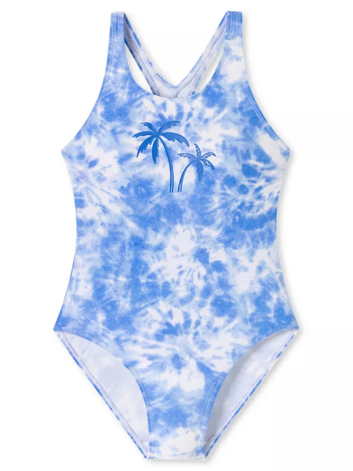 Schiesser Badeanzug Aqua Teens Girl Bade-Anzug Schwimmen bauchweg