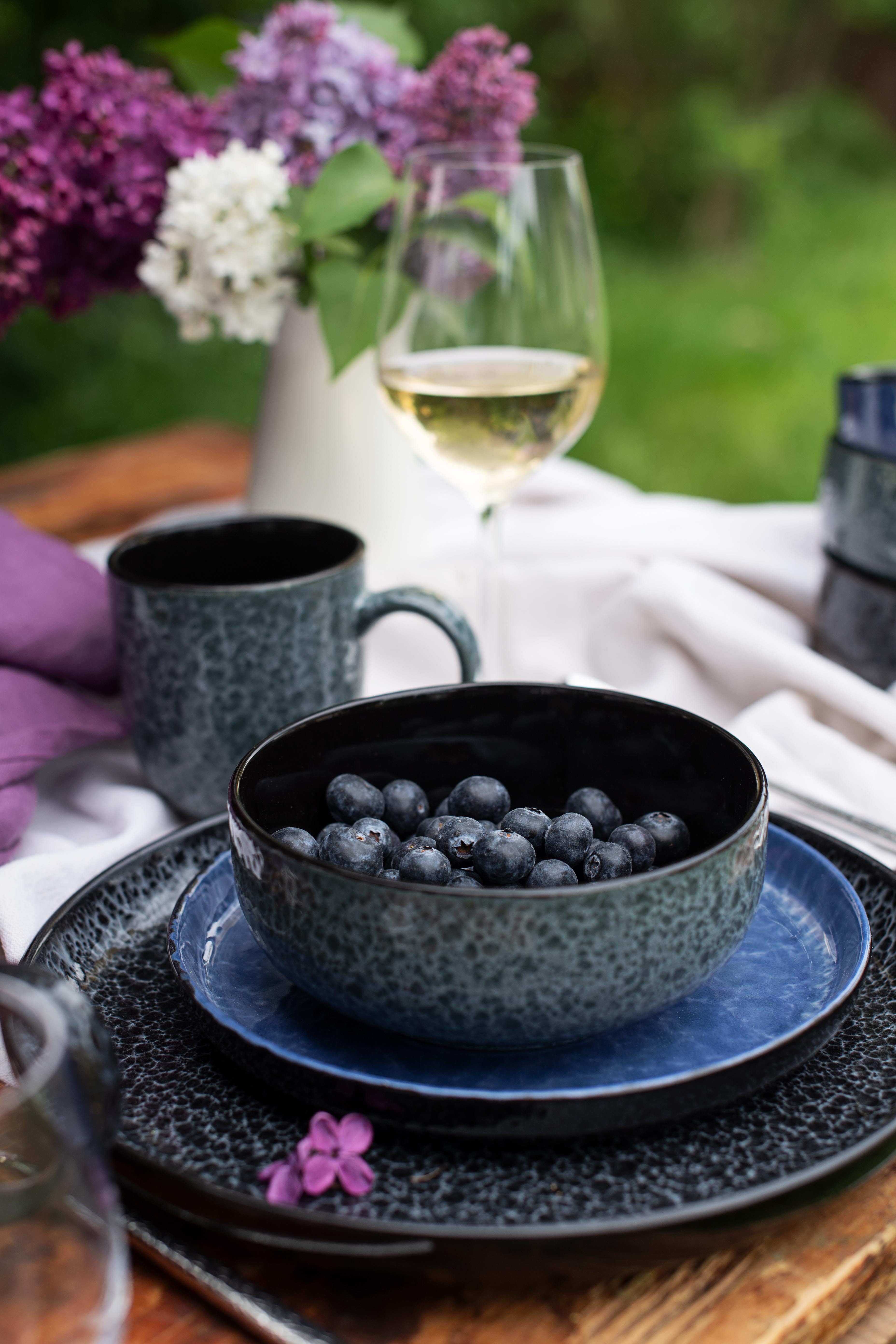 MÄSER Kombiservice FILIPPA, Kombiservice, Steinzeug (16-tlg), 4 Personen, Steinzeug, Geschirr-Set, Service