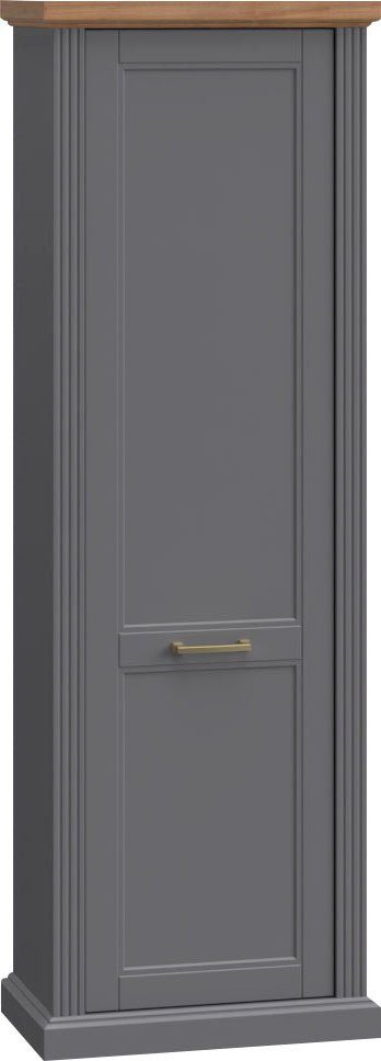 | Walnut Garderobenschrank matt/Pacific graphit graphit Walnut matt/Pacific UV hochwertig lackiert, Soft-Close-Funktion Tara Home affaire