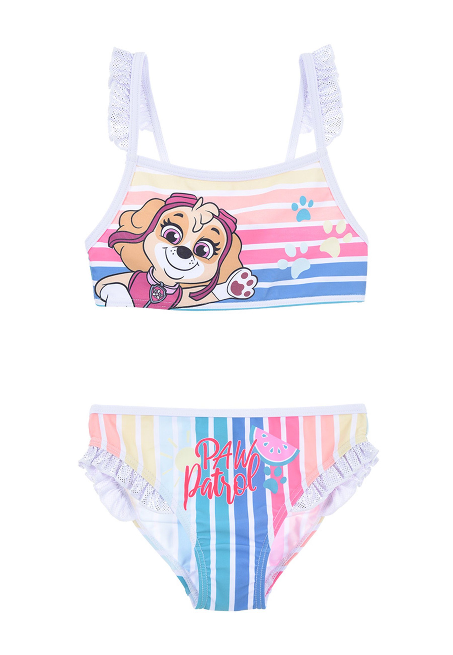 PAW PATROL Skye Tankini Bikini Badeanzug Für Mädchen – Türkis, Ärmellos
