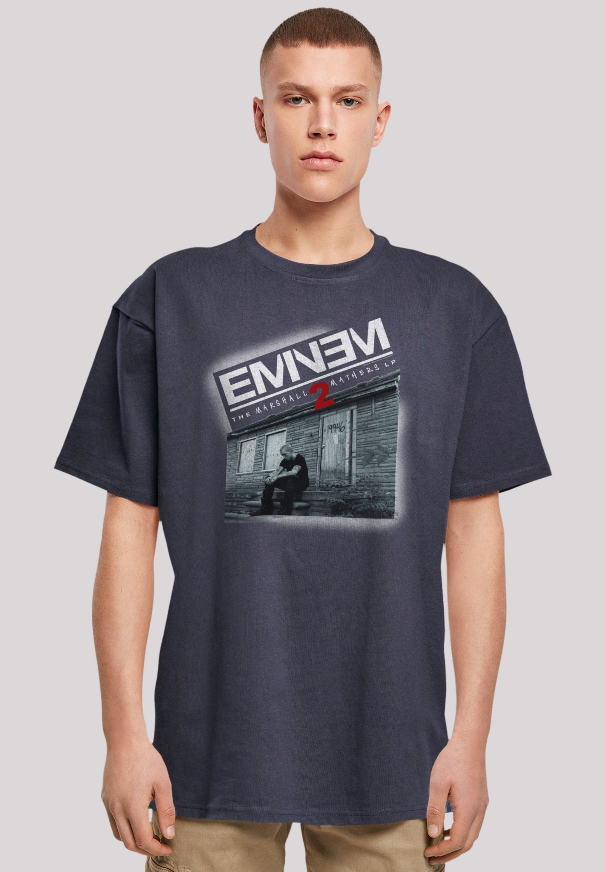 Rap T-Shirt Qualität, Premium Music 2 Musik Mathers navy Marshall Oldschool F4NT4STIC Eminem
