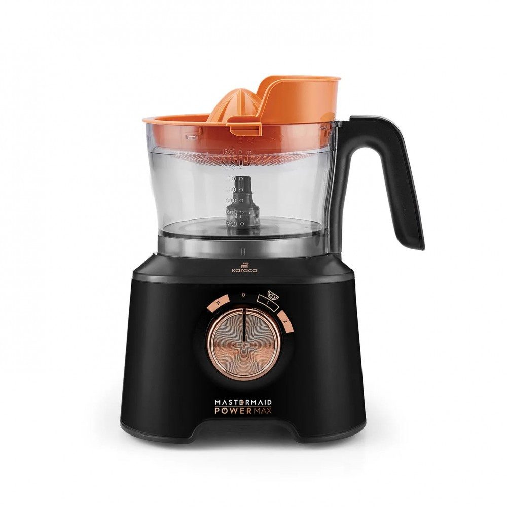 Karaca Küchenmaschine, Mastermaid Power Max 11in1 Multifunktionsküchenmaschine, Kupfer