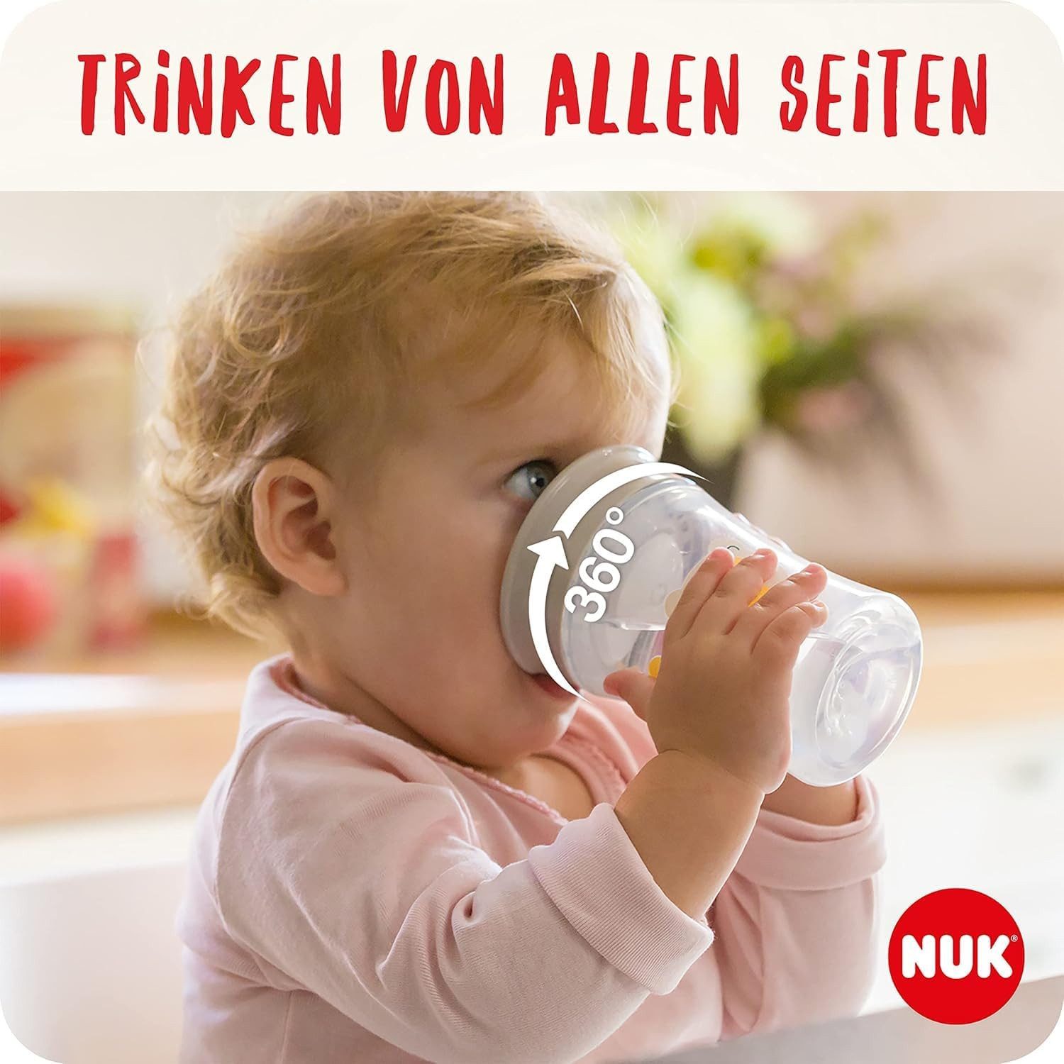 NUK Trinklernbecher NUK Magic Cup Bundle – 2x 230ml Blau + Zubehör, ab 8 Monate