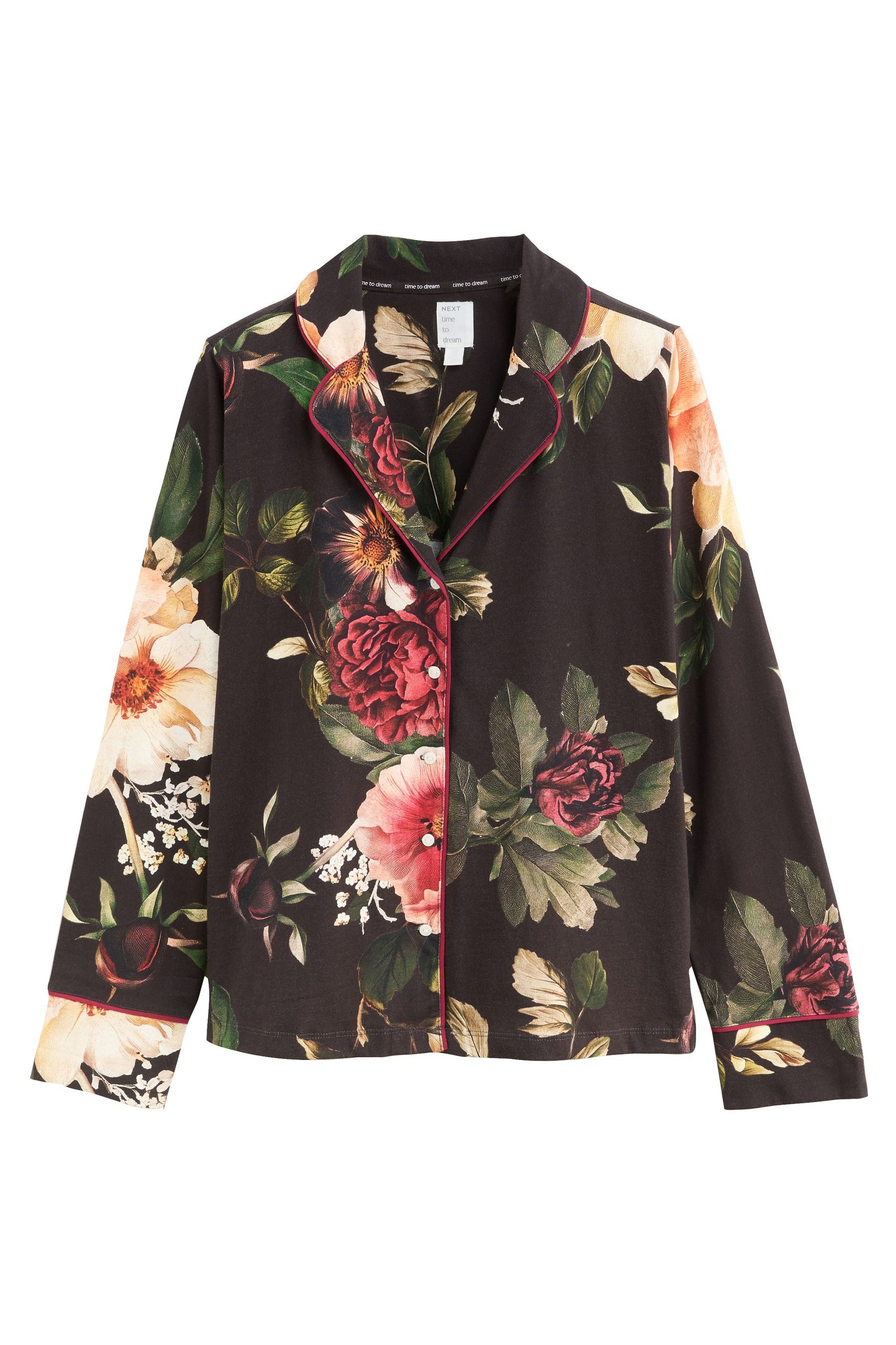 Next Pyjama Jersey-Pyjama mit Knopfleiste (2 tlg) günstig online kaufen