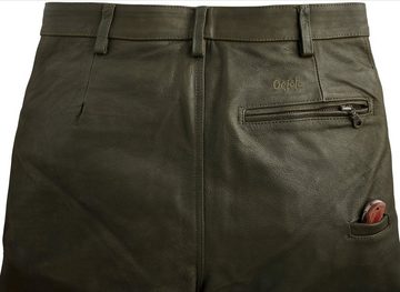 La Chasse® Lederhose Jagd Lederhose aus Büffelleder Herren strapazierfähig Büffellederhose