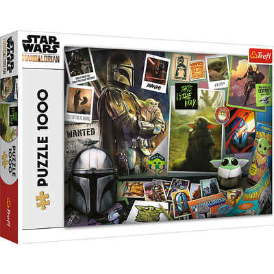 Trefl Puzzle »Disney Star Wars The Mandalorian Grogu Sammlung«, 1000 Puzzleteile, Made in Europe