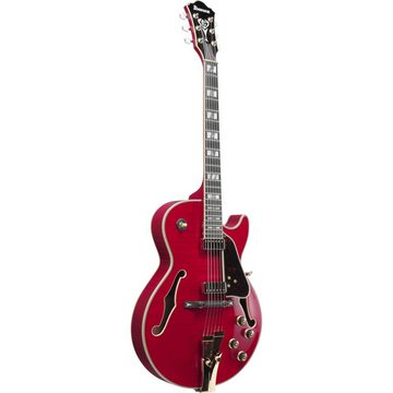 Ibanez Halbakustik-Gitarre, George Benson GB10SEFM-SRR Sapphire Red - Halbakustik Gitarre