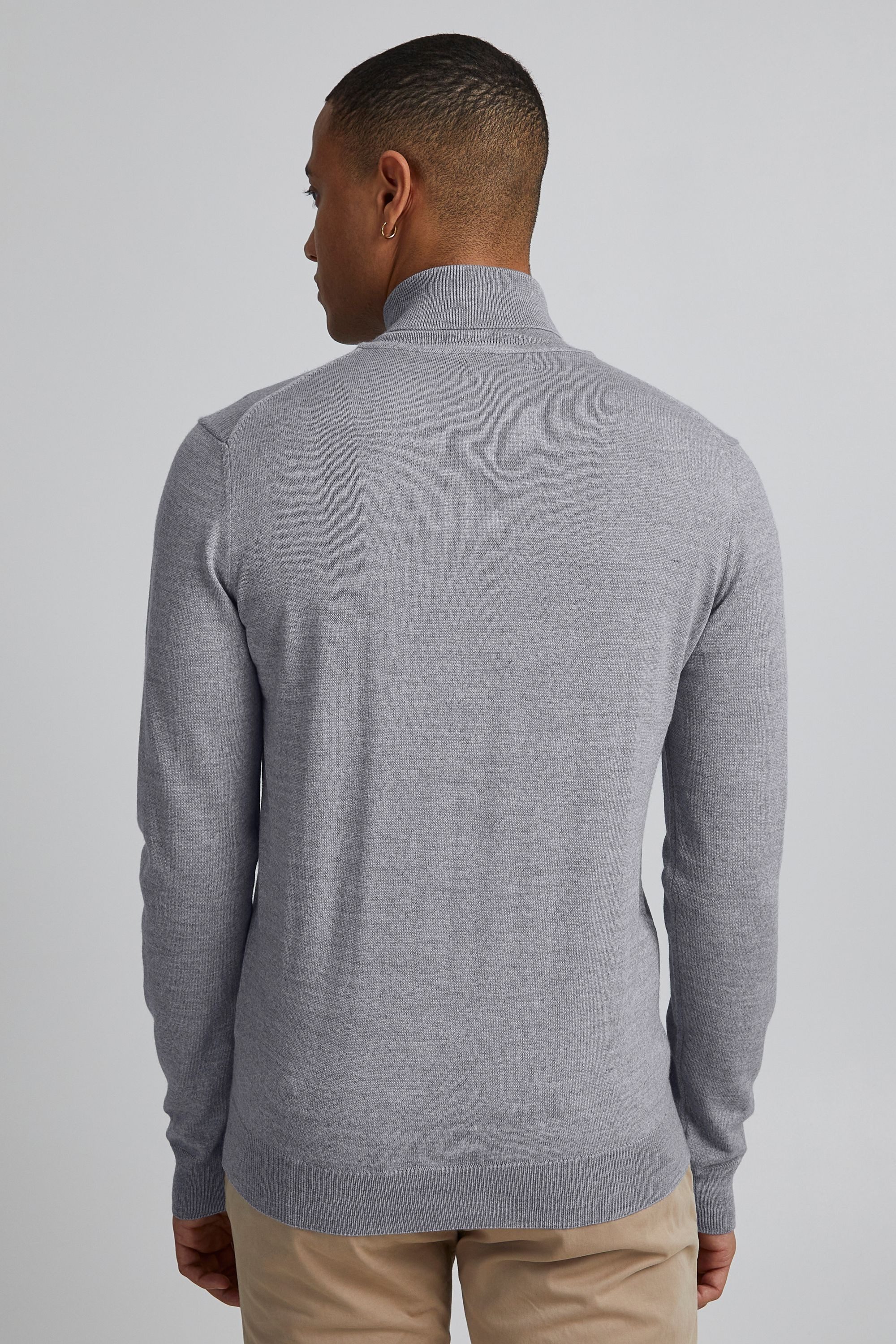 Casual Friday Strickpullover CFKonrad Klassischer Strickpullover mit Rollkragen