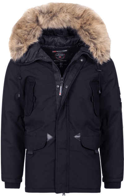 Geographical Norway Parka Herren Winter Jacke Outdoor Parka Mantel Kapuze Stepp warm gesteppt