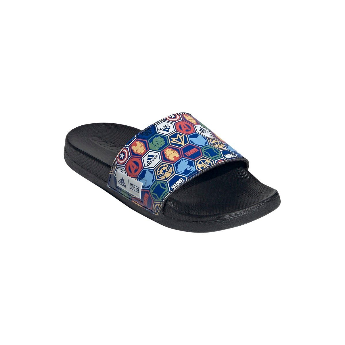 adidas Performance Adilette Comfort Avengers 2024 schwarz Kinder Badeschuh