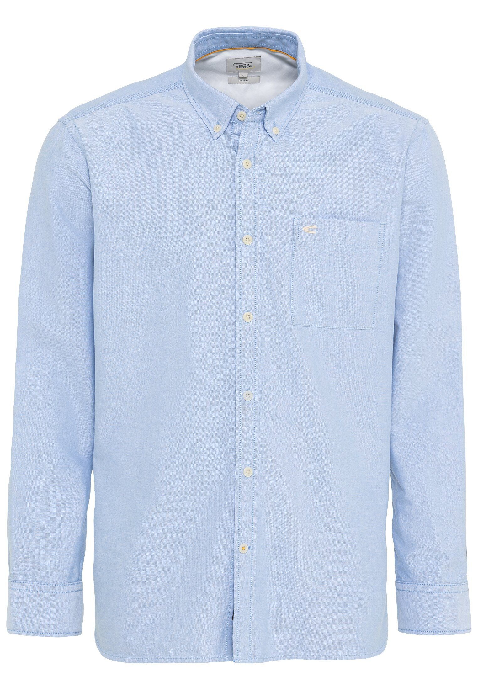 camel active Langarmhemd mit Button-down-Kragen günstig online kaufen