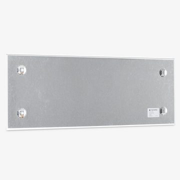 Navaris Magnettafel Magnetboard aus Glas - 80x30cm Tafel magnetisch zum Beschriften, (1-tlg)