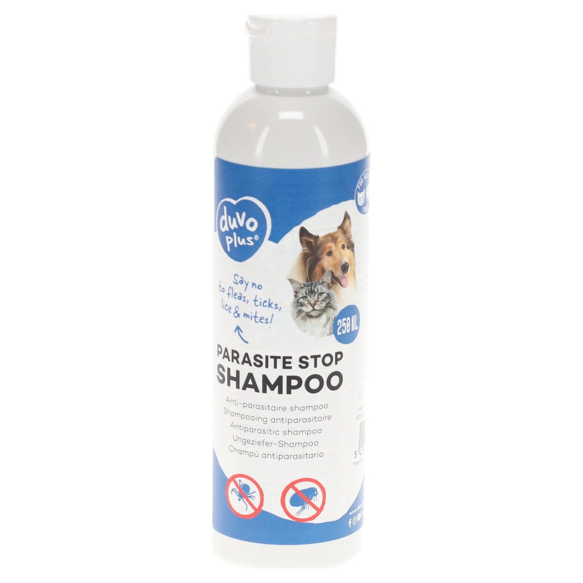 Zeckenschutzmittel Anti-Parasiten Shampoo für Hunde 250 ml