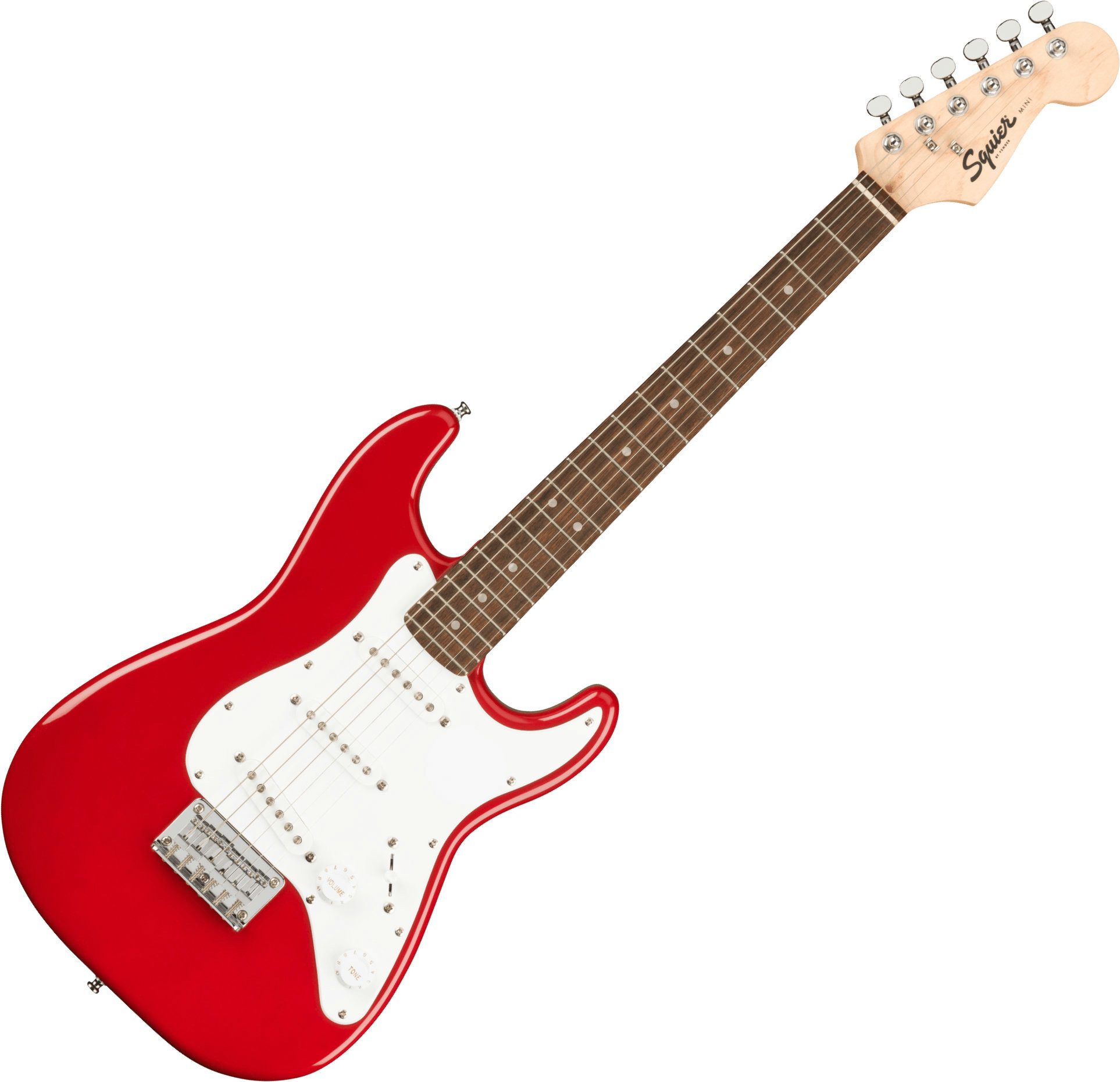 Squier E-Gitarre Mini Stratocaster Dakota Red, Mini Stratocaster, Shortscale